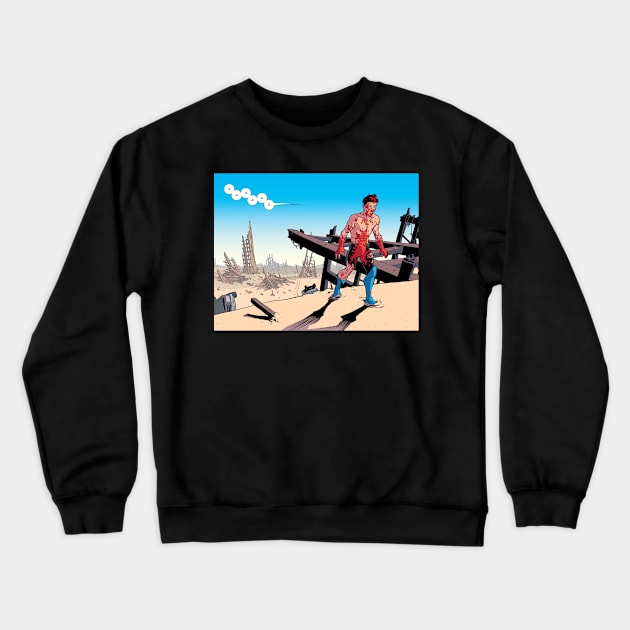 invincible lost mind Crewneck Sweatshirt by super villain